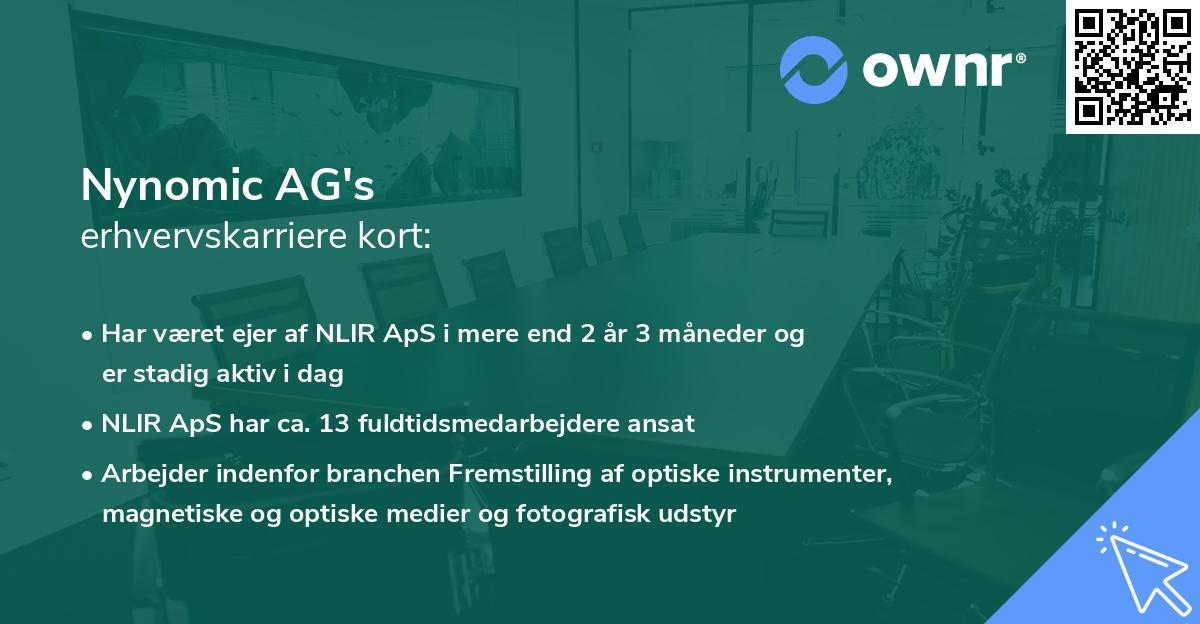 Nynomic AG's erhvervskarriere kort