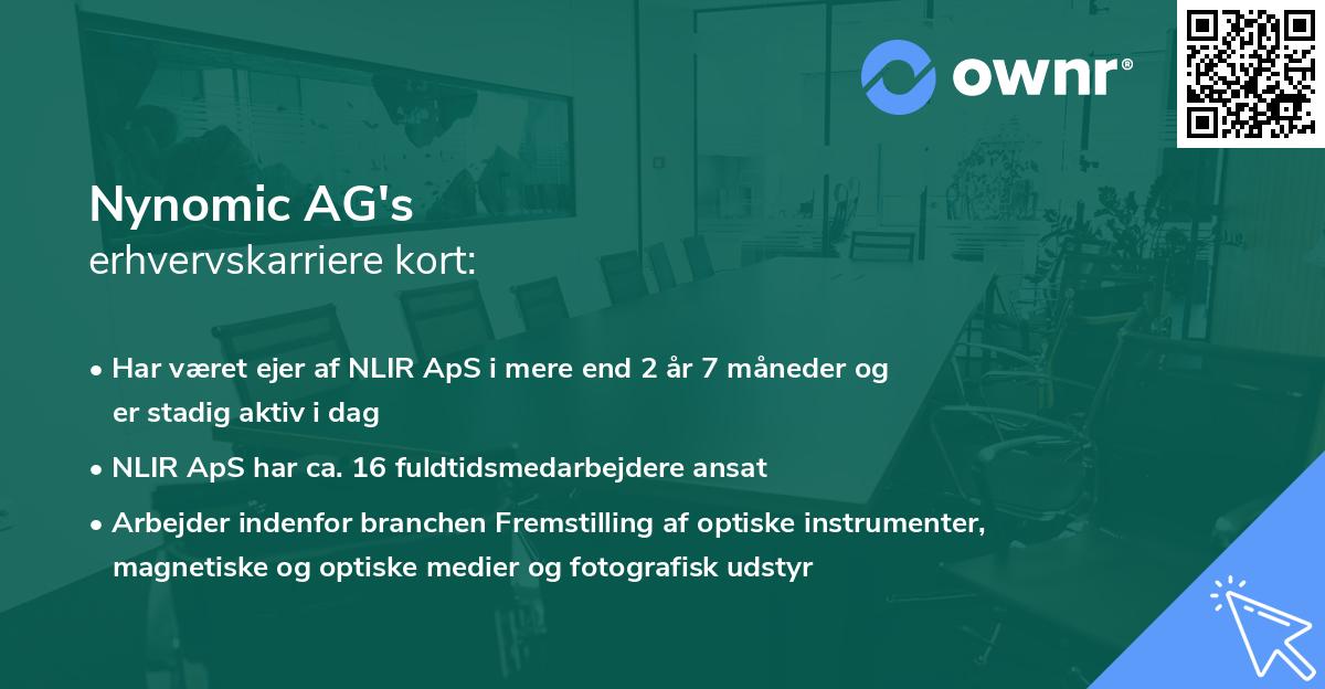 Nynomic AG's erhvervskarriere kort