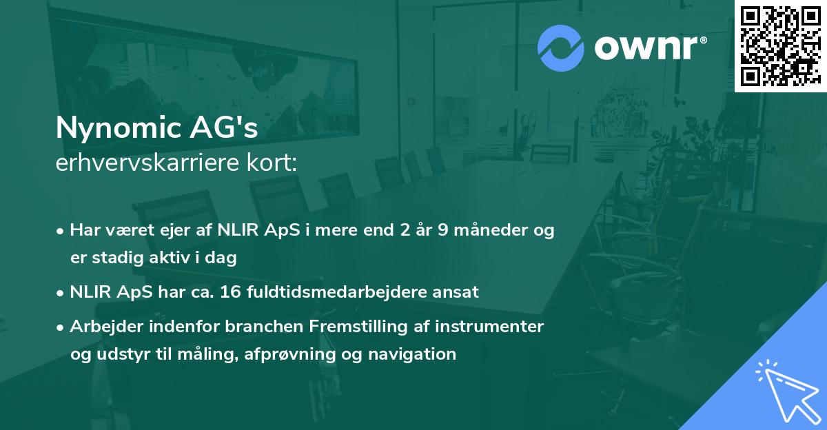 Nynomic AG's erhvervskarriere kort