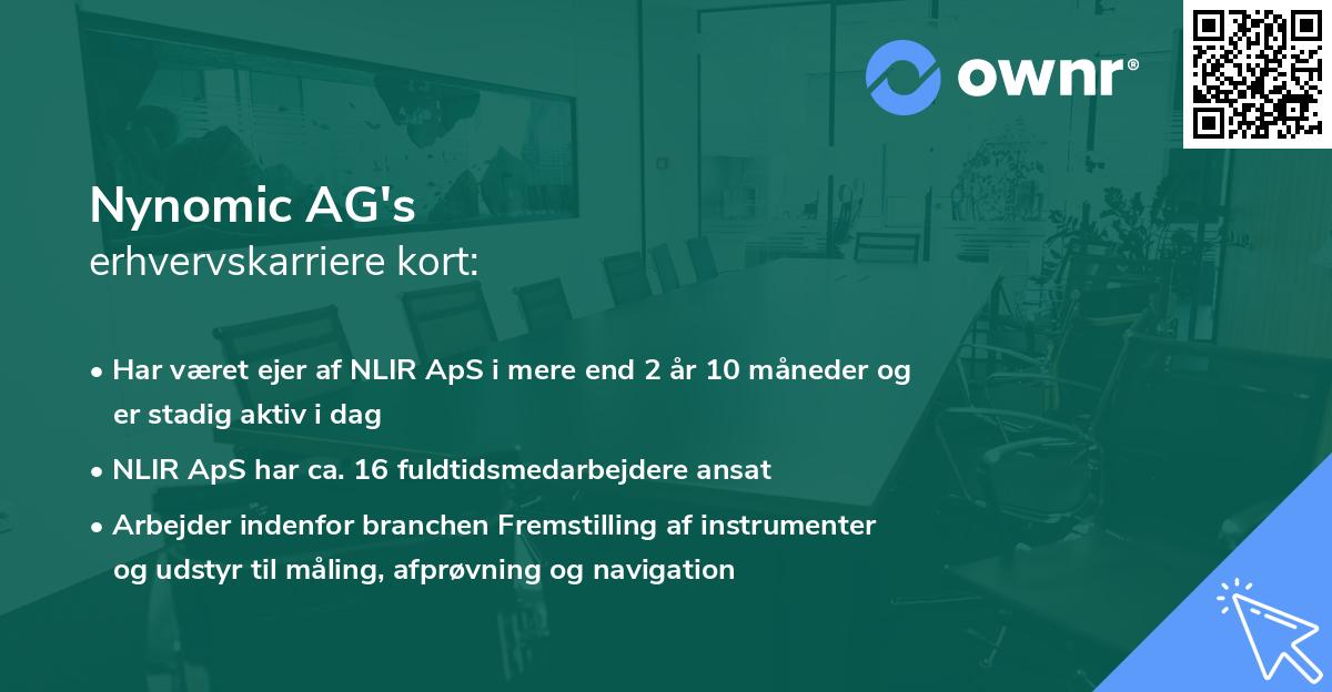 Nynomic AG's erhvervskarriere kort