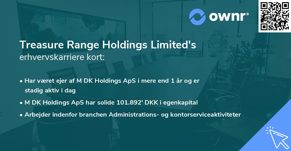Treasure Range Holdings Limited's erhvervskarriere kort