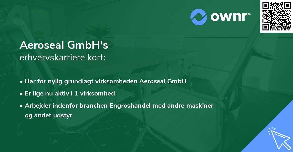 Aeroseal GmbH's erhvervskarriere kort