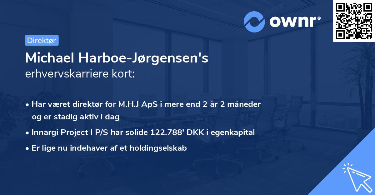 Michael Harboe-Jørgensen's erhvervskarriere kort