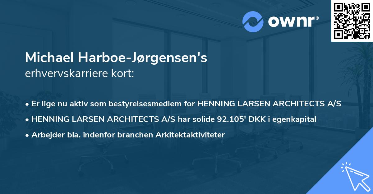 Michael Harboe-Jørgensen's erhvervskarriere kort
