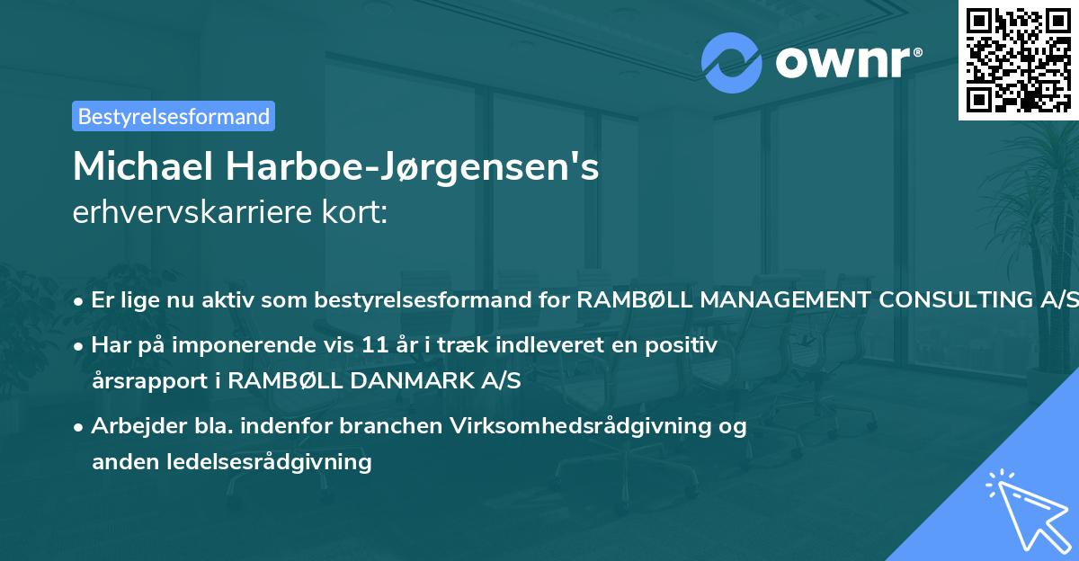 Michael Harboe-Jørgensen's erhvervskarriere kort