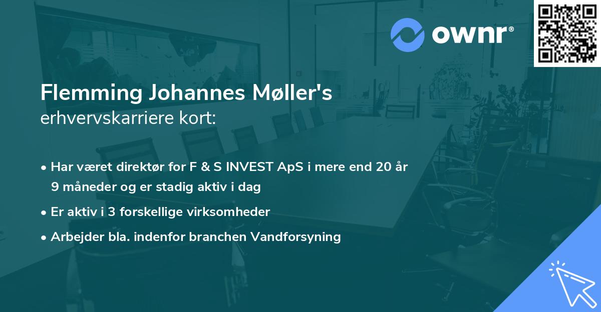 Flemming Johannes Møller's erhvervskarriere kort