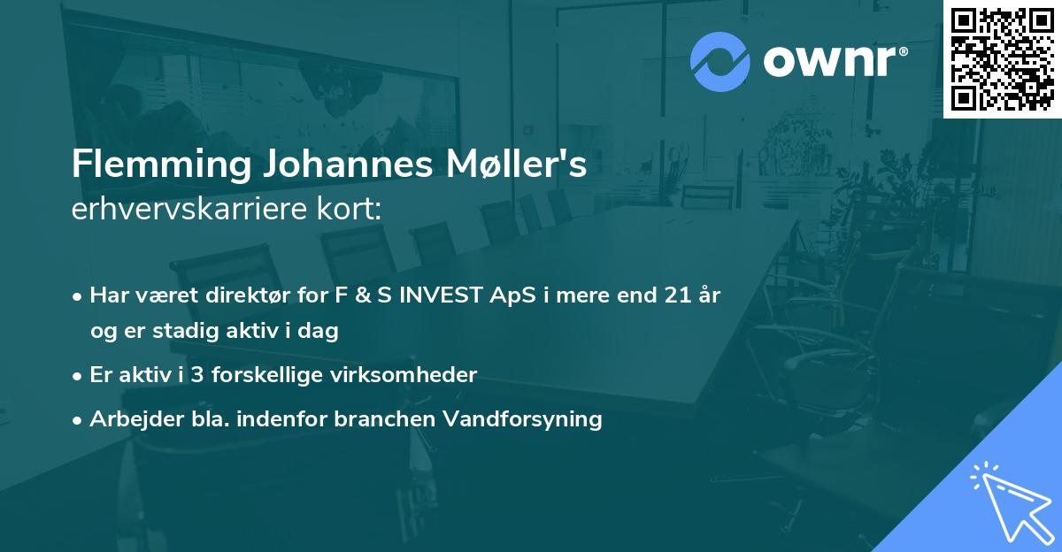 Flemming Johannes Møller's erhvervskarriere kort
