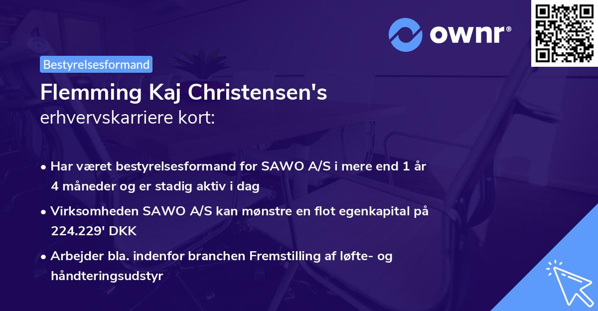 Flemming Kaj Christensen's erhvervskarriere kort