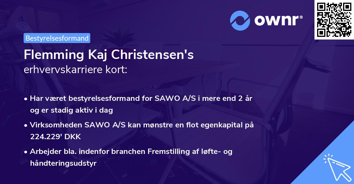 Flemming Kaj Christensen's erhvervskarriere kort