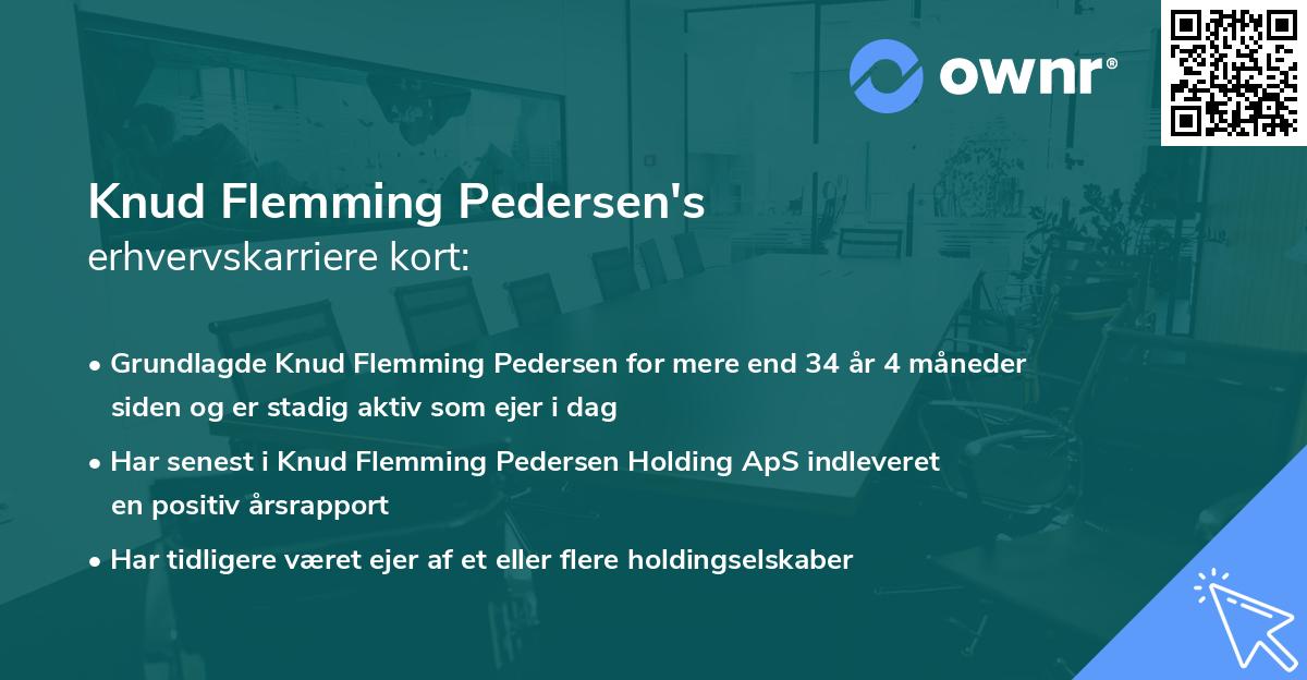 Knud Flemming Pedersen's erhvervskarriere kort