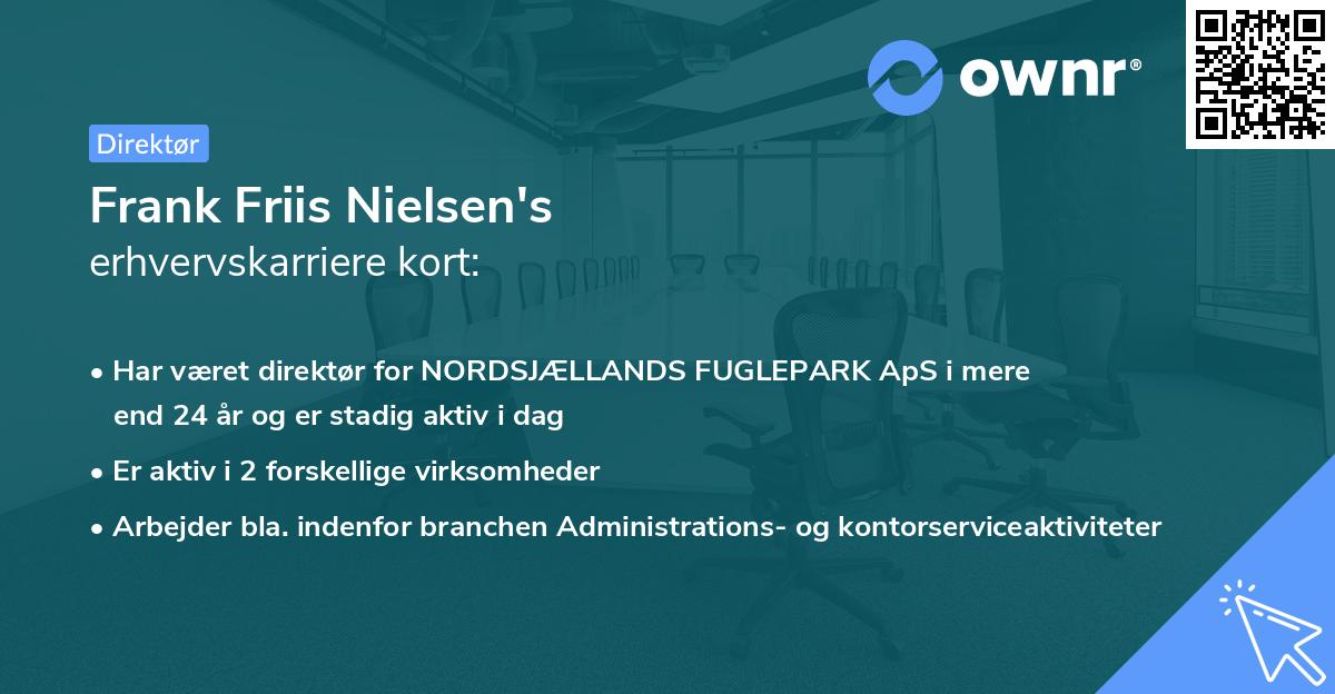 Frank Friis Nielsen's erhvervskarriere kort