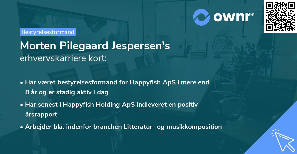 Morten Pilegaard Jespersen's erhvervskarriere kort