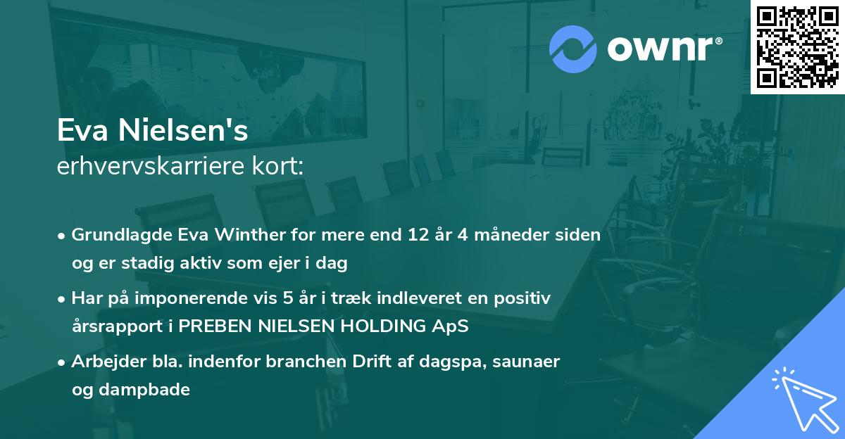 Eva Nielsen's erhvervskarriere kort