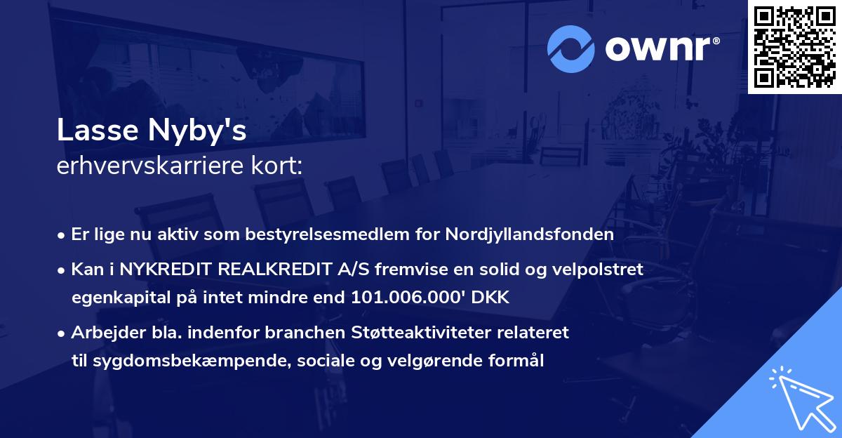 Lasse Nyby's erhvervskarriere kort
