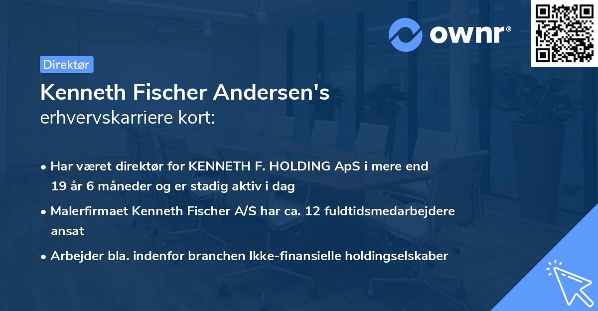 Kenneth Fischer Andersen's erhvervskarriere kort