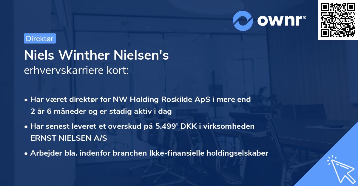Niels Winther Nielsen's erhvervskarriere kort