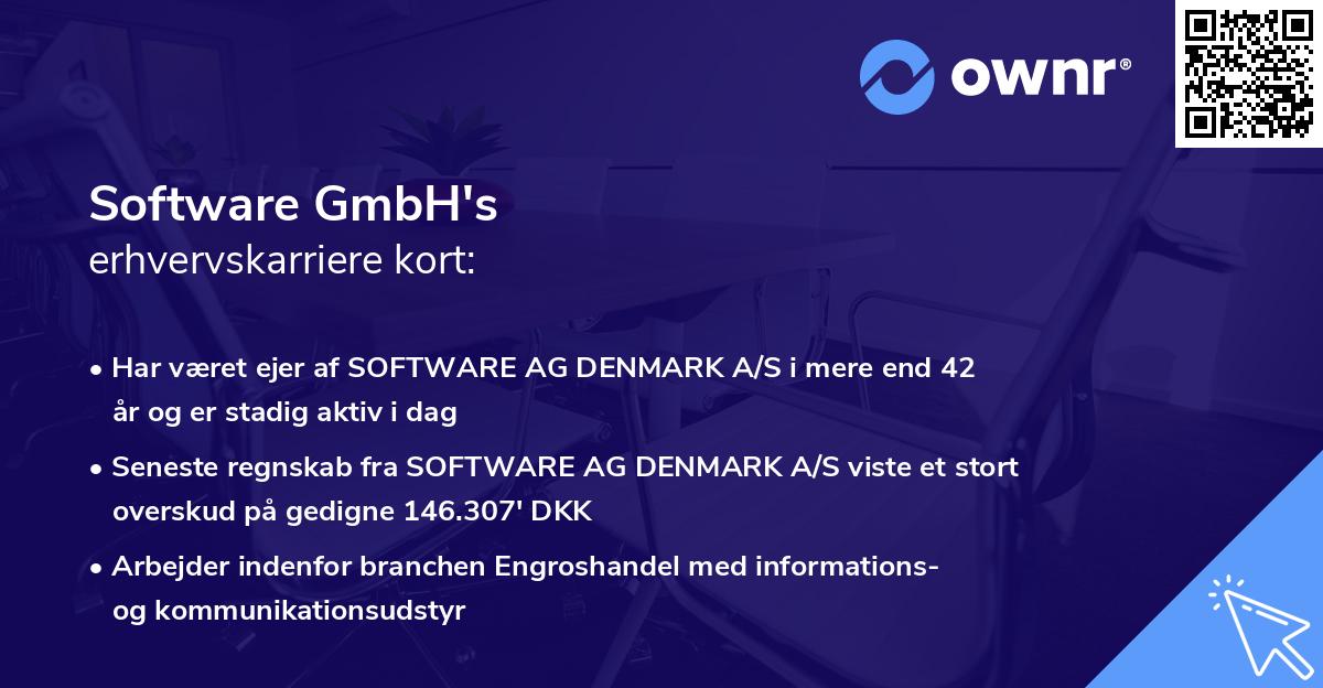 Software GmbH's erhvervskarriere kort