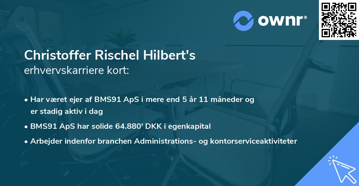 Christoffer Rischel Hilbert's erhvervskarriere kort
