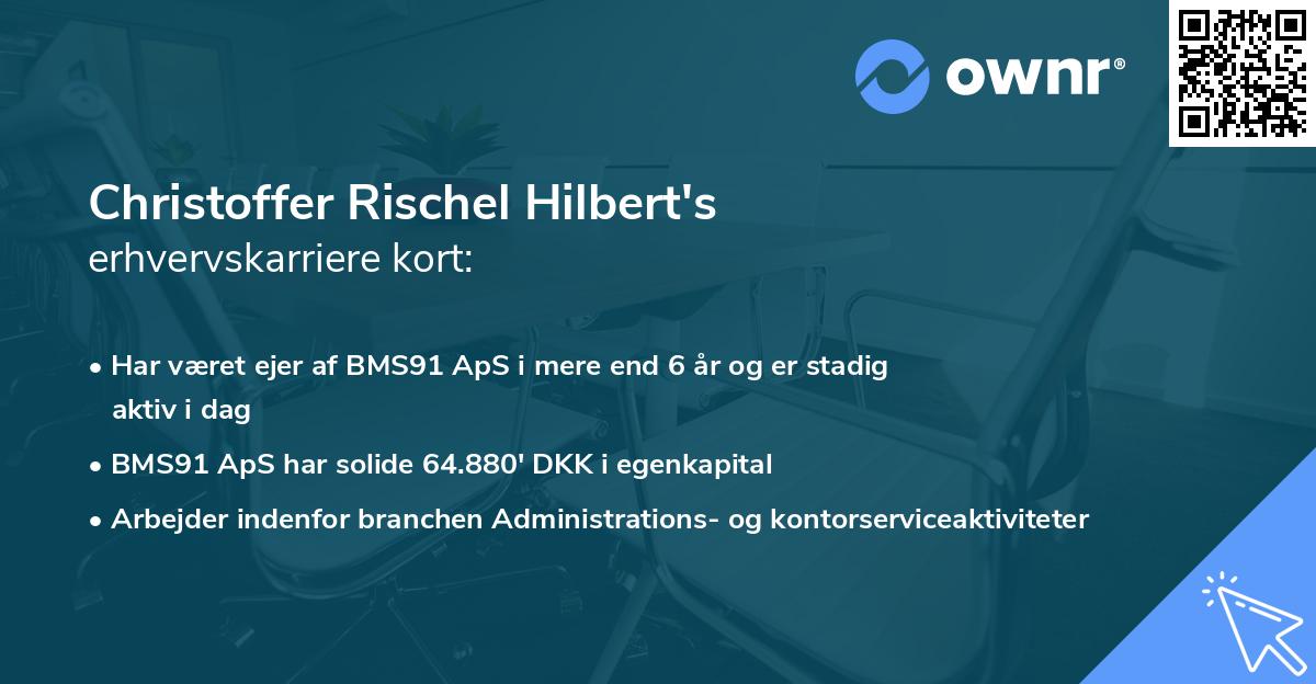 Christoffer Rischel Hilbert's erhvervskarriere kort
