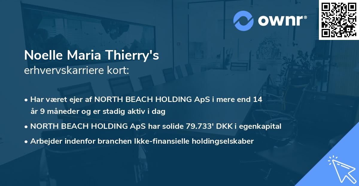 Noelle Maria Thierry's erhvervskarriere kort