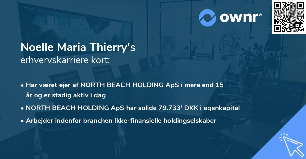 Noelle Maria Thierry's erhvervskarriere kort