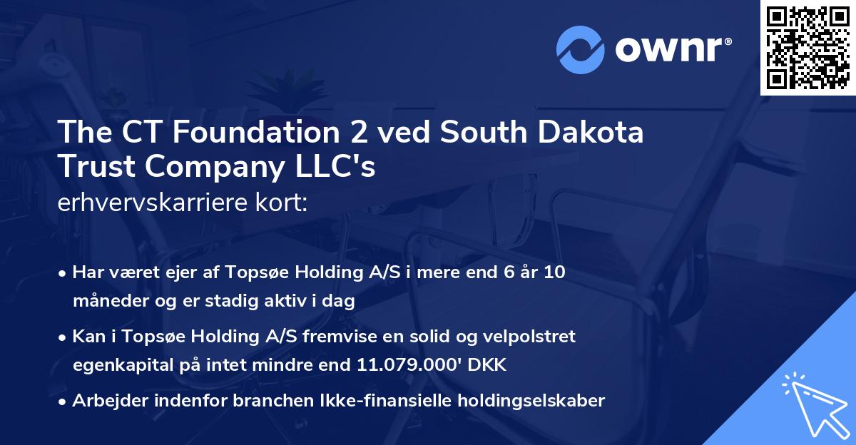 The CT Foundation 2 ved South Dakota Trust Company LLC's erhvervskarriere kort