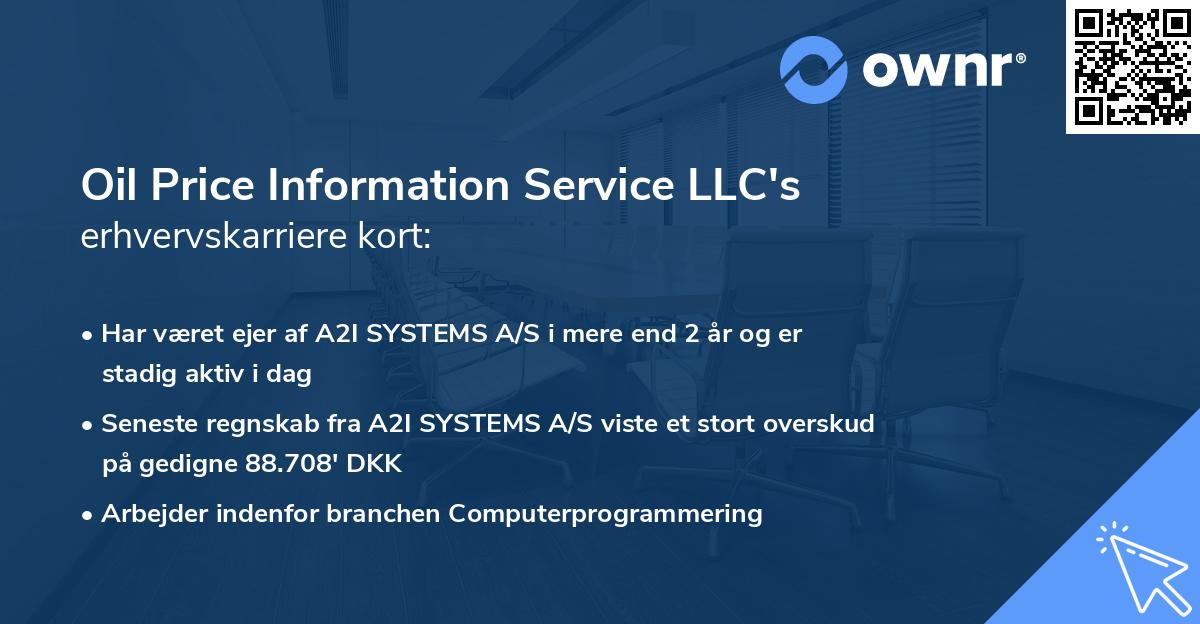 Oil Price Information Service LLC's erhvervskarriere kort