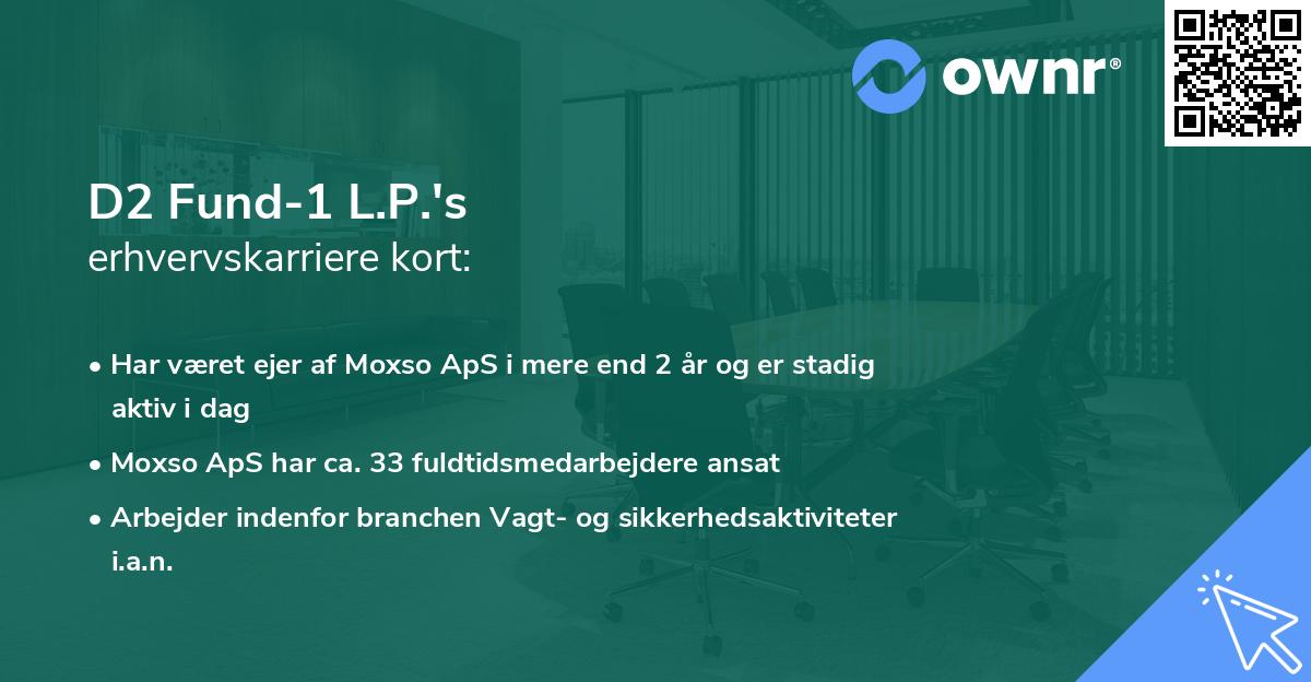 D2 Fund-1 L.P.'s erhvervskarriere kort