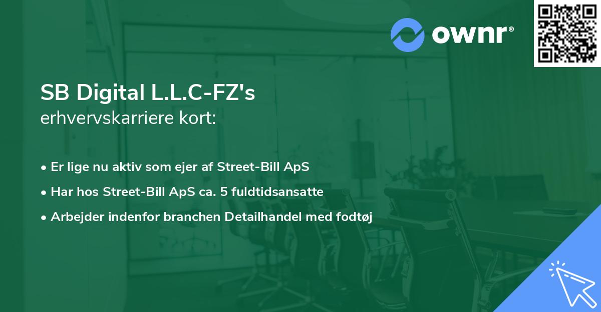 SB Digital L.L.C-FZ's erhvervskarriere kort