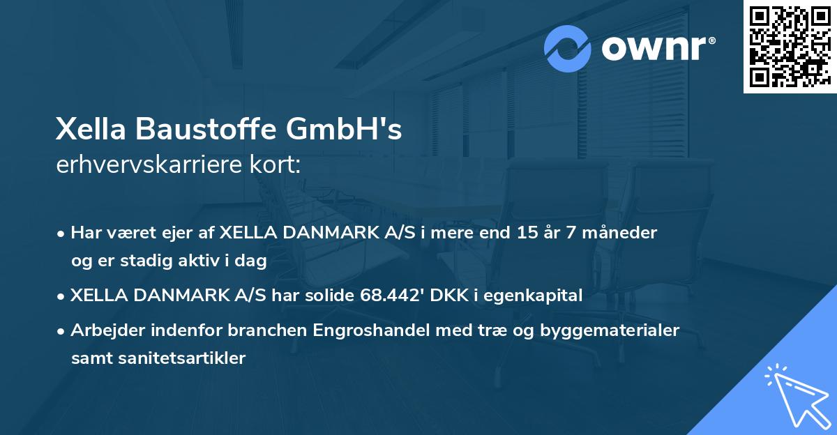 Xella Baustoffe GmbH's erhvervskarriere kort