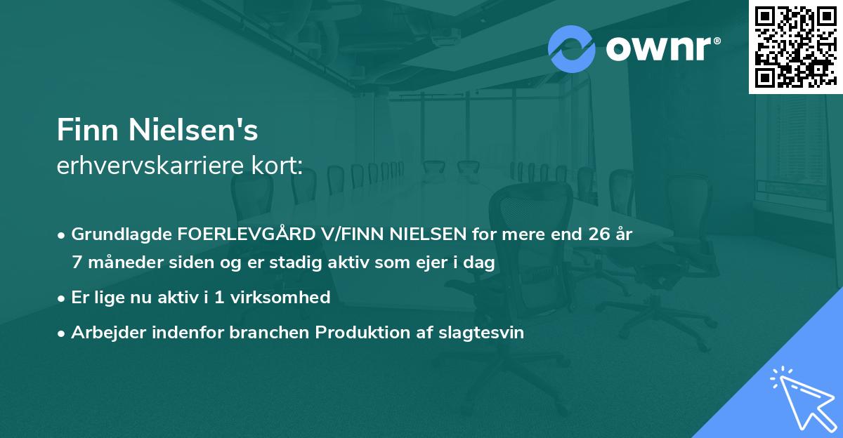 Finn Nielsen's erhvervskarriere kort