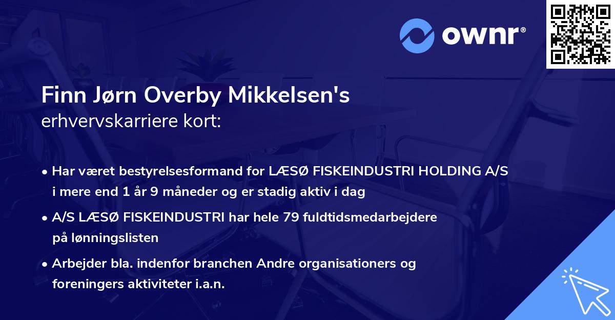 Finn Jørn Overby Mikkelsen's erhvervskarriere kort