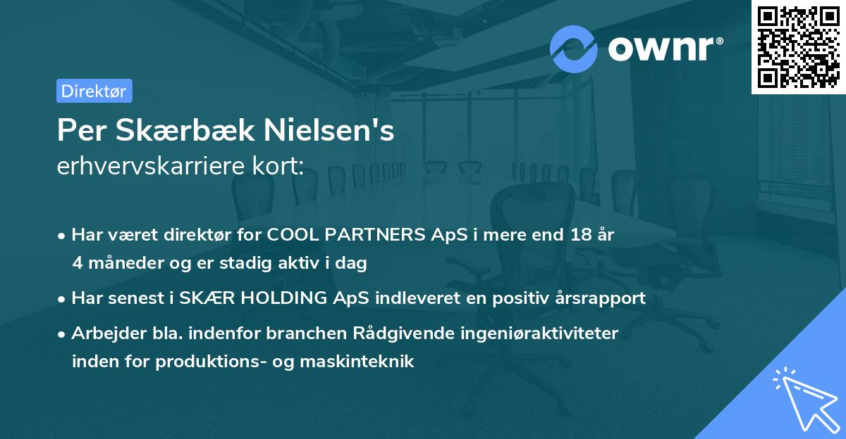 Per Skærbæk Nielsen's erhvervskarriere kort