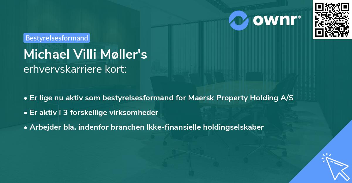 Michael Villi Møller's erhvervskarriere kort