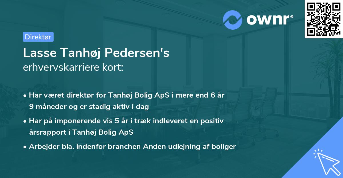 Lasse Tanhøj Pedersen's erhvervskarriere kort