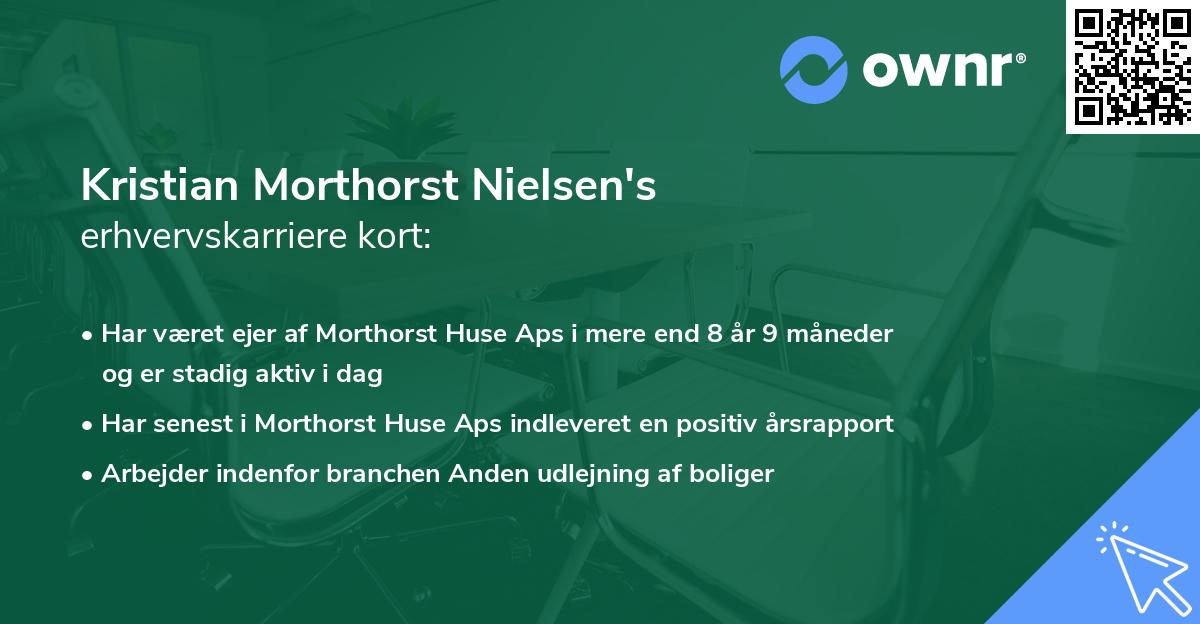 Kristian Morthorst Nielsen's erhvervskarriere kort
