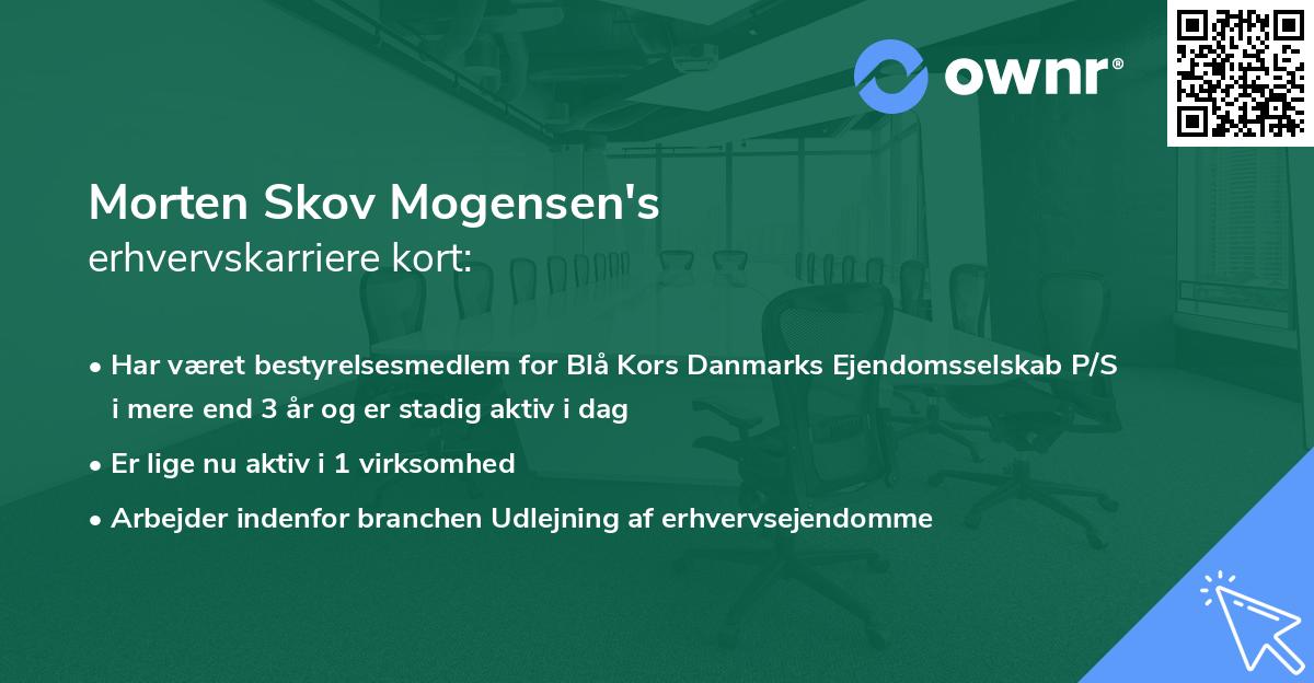 Morten Skov Mogensen's erhvervskarriere kort
