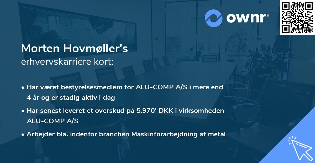 Morten Hovmøller's erhvervskarriere kort