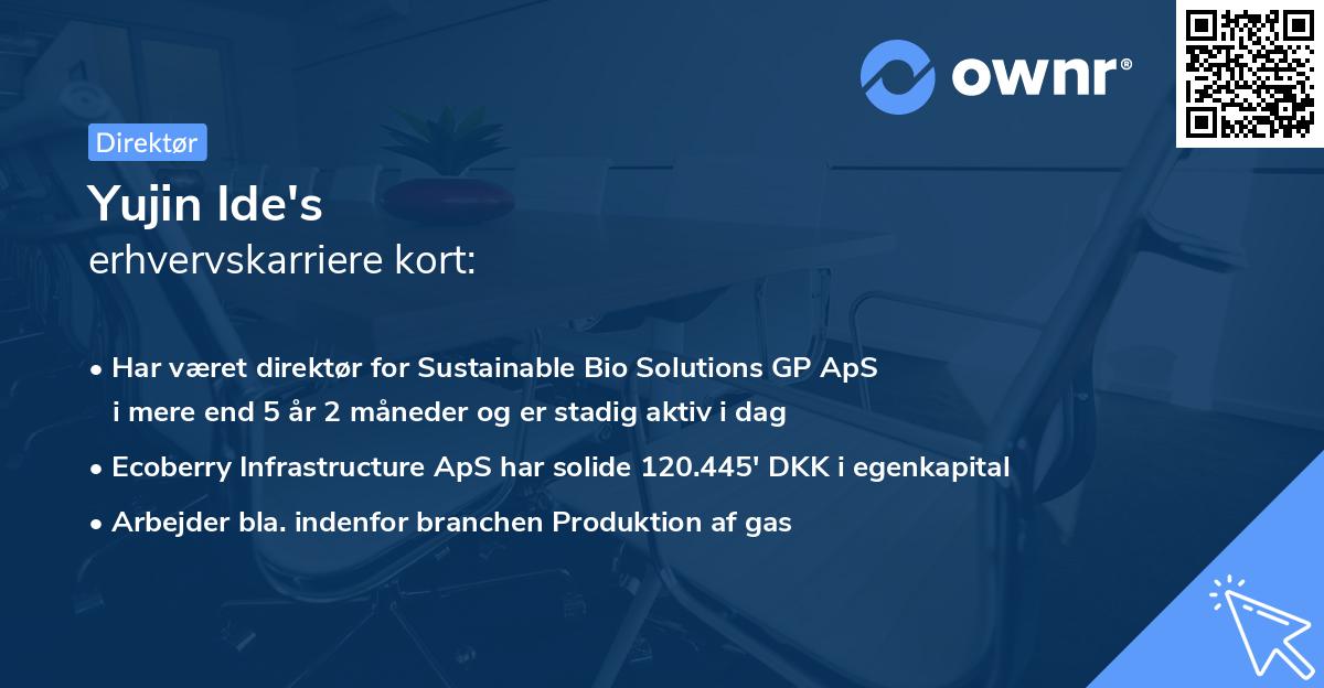 Yujin Ide's erhvervskarriere kort