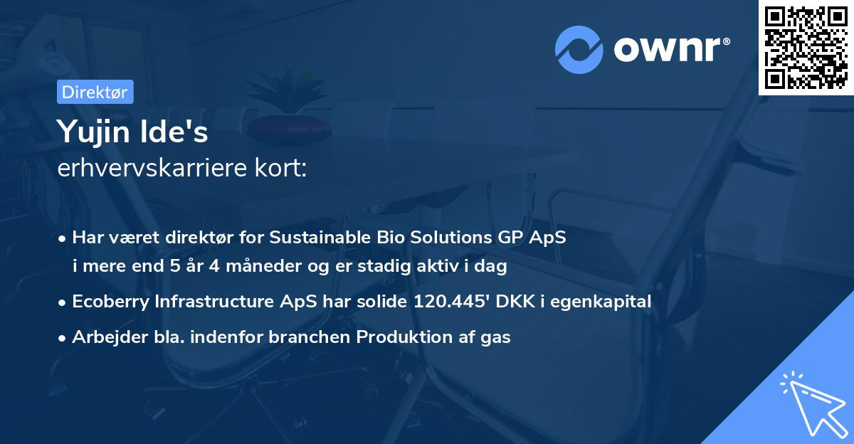 Yujin Ide's erhvervskarriere kort