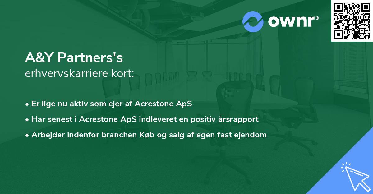A&Y Partners's erhvervskarriere kort
