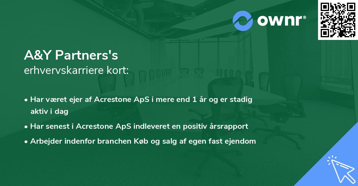 A&Y Partners's erhvervskarriere kort