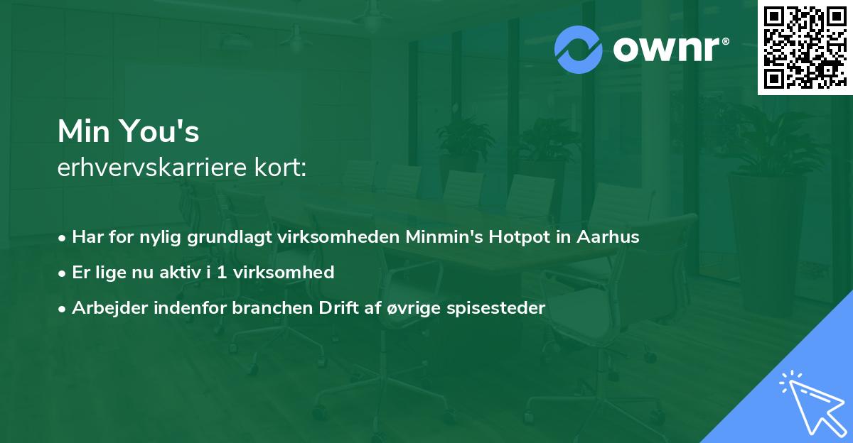 Min You's erhvervskarriere kort