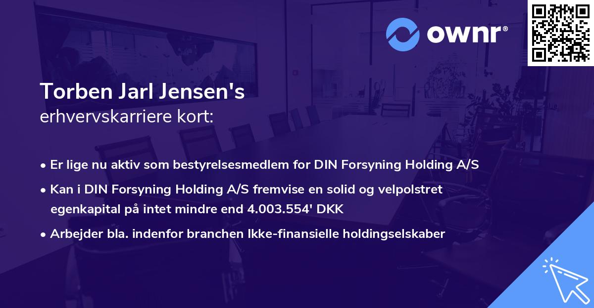 Torben Jarl Jensen's erhvervskarriere kort
