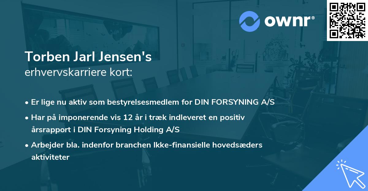 Torben Jarl Jensen's erhvervskarriere kort