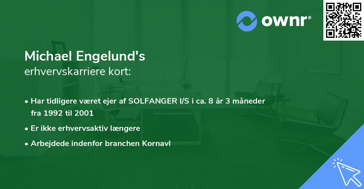 Michael Engelund's erhvervskarriere kort