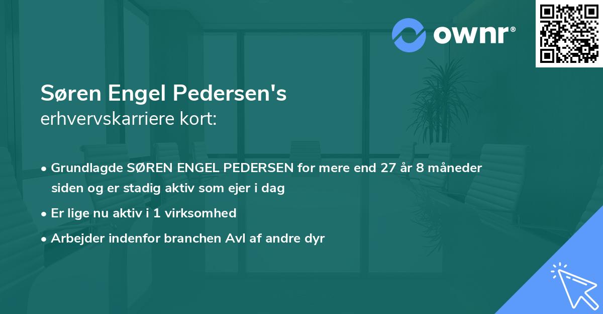 Søren Engel Pedersen's erhvervskarriere kort