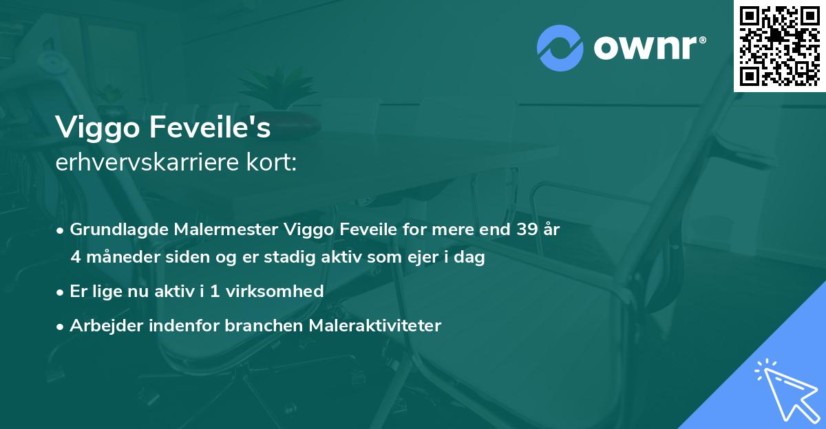 Viggo Feveile's erhvervskarriere kort