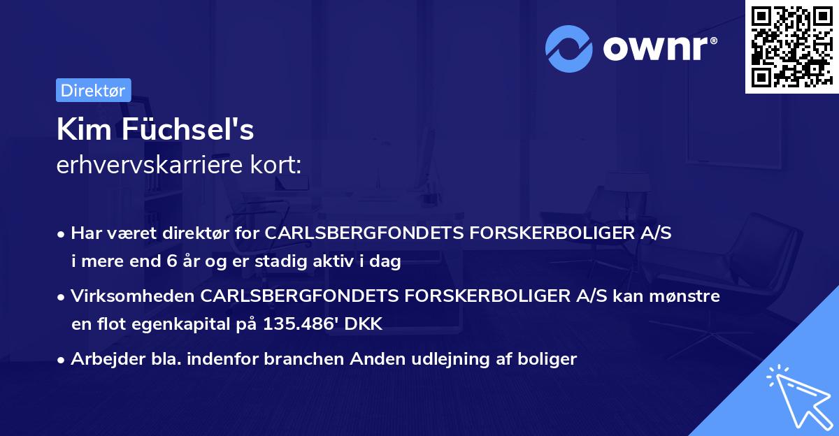 Kim Füchsel's erhvervskarriere kort