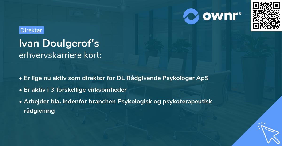 Ivan Doulgerof's erhvervskarriere kort